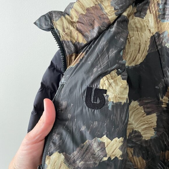 BURTON Puffer Jacket Full Zip Reversible Snowboard Black Medium - Picture 10 of 10